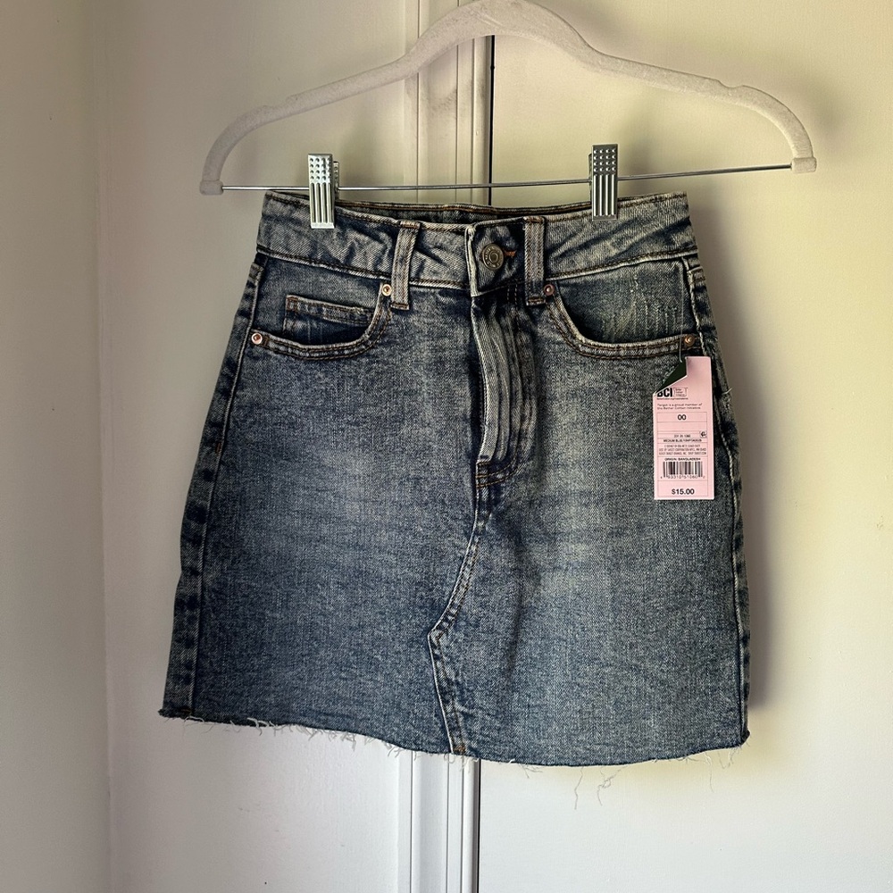 Denim Mini Skirt